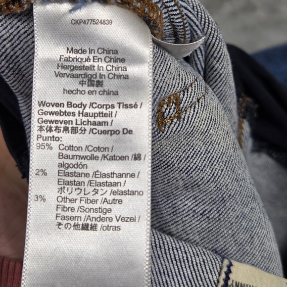 Madewell Maternity Skinny Jeans Women 28 Blue Denim Over Belly Panel Comfortable - Picture 9 of 10